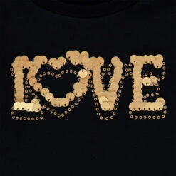 Sweat En Molleton Gratté à Inscription En Sequins Dorés -Orchestra HFIOHI BGM 3 X