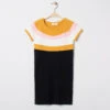 Robe Manches Courtes En Tricot Pour Enfant Fille