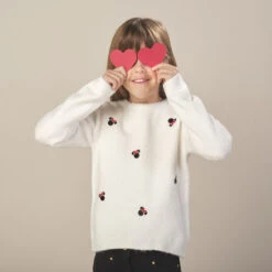 Pull En Tricot Motif Minnie Disney Strass Fantaisie -Orchestra HFIOIR ECR 10 X
