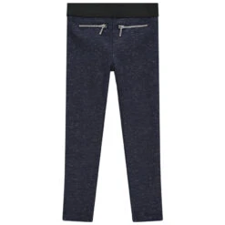 Legging En Milano Chiné à Poches Zippées