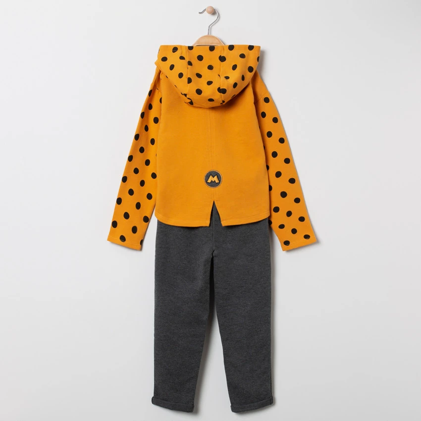 Jogging En Molleton à Pois Et Print Minnie Disney Doré 2 Jogging En Molleton à Pois Et Print Minnie Disney Doré – Image 2