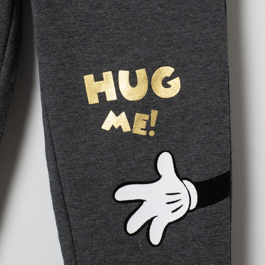 Jogging En Molleton à Pois Et Print Minnie Disney Doré 5 Jogging En Molleton à Pois Et Print Minnie Disney Doré – Image 5