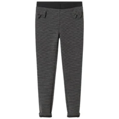 Legging En Maille Chinée à Noeuds