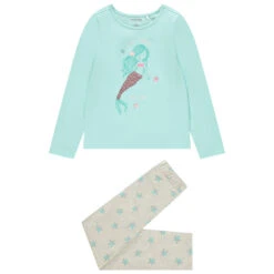 Pyjama En Jersey Print Sirène Pailletée