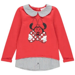 Sweat Effet 2 En 1 Print Minnie Disney Pour Enfant Fille