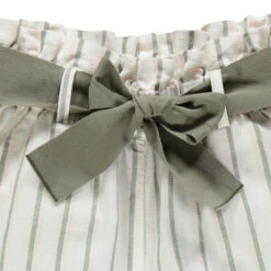 Pantalon Taille Haute à Rayures All-over Et Ceinture à Nouer -Orchestra HFIOOR ECR 3 X