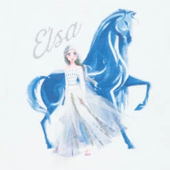 Ensemble En Coton Print Elsa Reine Des Neiges Disney Pour Enfant Fille -Orchestra HFIORU BLA 3 X