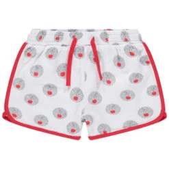 Short En Jersey Pour Fille Imprimé à Taille élastiquée