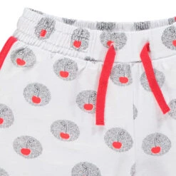 Short En Jersey Pour Fille Imprimé à Taille élastiquée -Orchestra HFIOSJ BLA 3 X