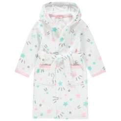 Peignoir En éponge à étoiles All-over