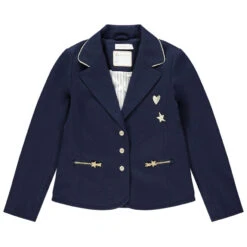 Blazer En Molleton à Motifs Brodés Et Poches Zippées