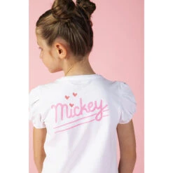 T-shirt Manches Courtes Print Mickey Et Minnie Disney -Orchestra HFIOWD BLA 12 X