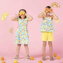 Short En Broderie Anglaise Jaune Pour Fille -Orchestra HFIOWE JAM 11 X