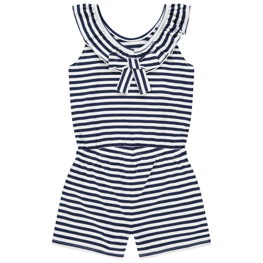 Combishort En Jersey à Rayures Print Minnie Disney En Sequins Pour Fille 2 Combishort En Jersey à Rayures Print Minnie Disney En Sequins Pour Fille – Image 2