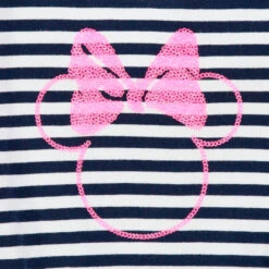 Combishort En Jersey à Rayures Print Minnie Disney En Sequins Pour Fille 6 Combishort En Jersey à Rayures Print Minnie Disney En Sequins Pour Fille -Orchestra HFIOWG BLA 3 X