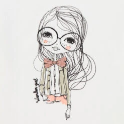 T-shirt Manches Longues Print Fillette Et Touches De Paillettes -Orchestra HFIOXH ECR 3 X