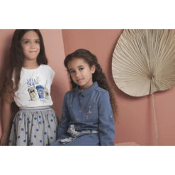 T-shirt Manches Courtes Print Boissons Et Sequins -Orchestra HFIOXS ECR 13 X