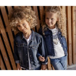 Veste En Jean à Finition Brute Pour Enfant Fille -Orchestra HFIOXW BLM 10 X