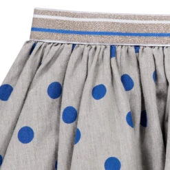 Jupe Patineuse Pour Fille à Pois Et Taille élastiquée Brillante -Orchestra HFIOYD GRM 3 X