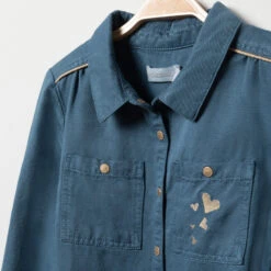 Robe Chemise En Lyocel Manches Longues Pour Fille -Orchestra HFIOYE BLF 3 X