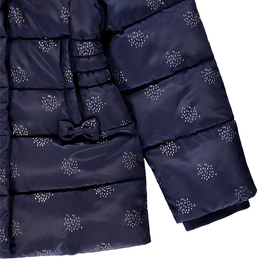 Doudoune à Motifs Et Capuche Amovible Pour Enfant Fille 5 Doudoune à Motifs Et Capuche Amovible Pour Enfant Fille – Image 5