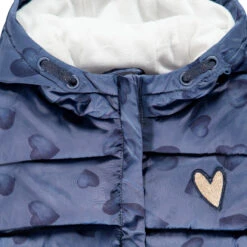 Doudoune à Capuche Imprimée Coeurs Pour Enfant Fille -Orchestra HFIOZ9 BLM 4 X
