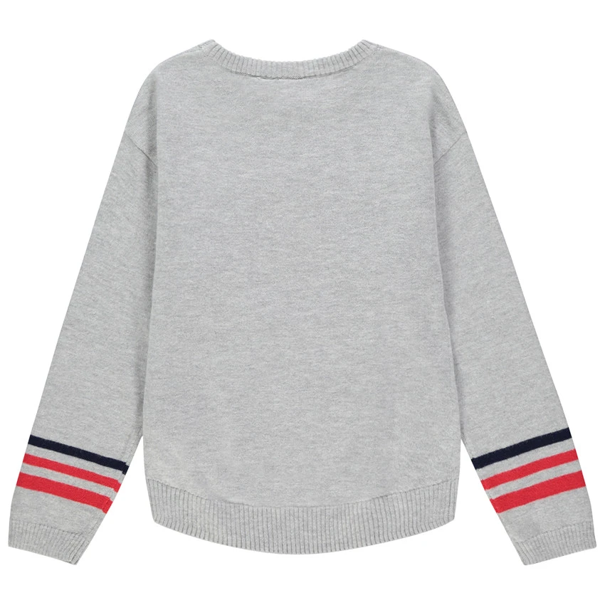 Pull Gris à Bandes Contrastées Et Motif Minnie Disney 2 Pull Gris à Bandes Contrastées Et Motif Minnie Disney – Image 2