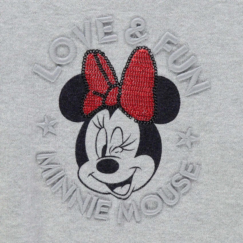 Pull Gris à Bandes Contrastées Et Motif Minnie Disney 3 Pull Gris à Bandes Contrastées Et Motif Minnie Disney – Image 3