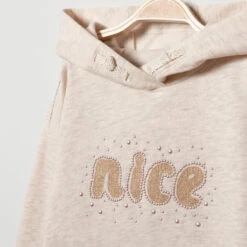 Robe En Maille Manches Longues à Capuche Pour Fille -Orchestra HFIP01 ROC 3 X