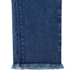 Jean Slim à Broderies Et Ceinture Pour Enfant Fille -Orchestra HFIP05 BLM 4 X