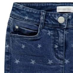 Jean Slim Effet Used à étoiles Pour Enfant Fille -Orchestra HFIP0A BLM 3 X