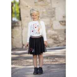 Jupe Patineuse En Tulle à Taille Brillante Pour Enfant Fille -Orchestra HFIP0D NOI 10 X