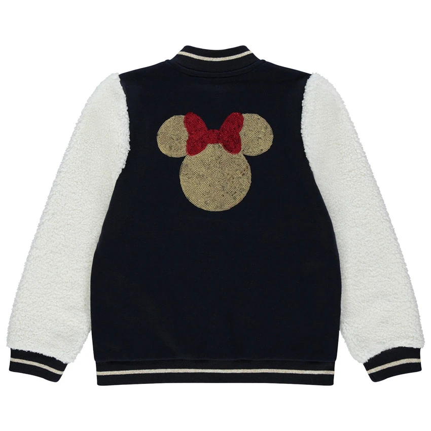 Veste Style Teddy Bi-matière Détails Minnie Disney Pour Enfant Fille 2 Veste Style Teddy Bi-matière Détails Minnie Disney Pour Enfant Fille – Image 2
