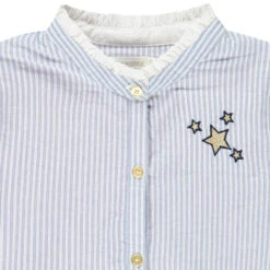 Chemise Manches Longues à Rayures Pour Fille -Orchestra HFIP0M BLC 3 X