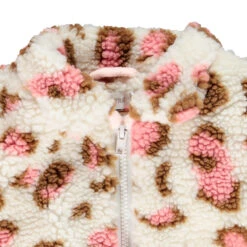 Veste En Sherpa épaisse Motif Léopard Pour Enfant Fille -Orchestra HFIP0Z ECR 4 X
