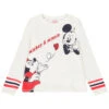 T-shirt Manches Longues Print Mickey Et Minnie Disney Pour Enfant Fille