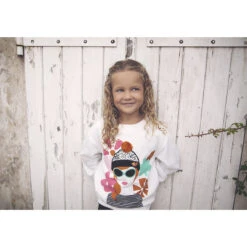 Sweat En Molleton Motif Personnage Pour Fille -Orchestra HFIP1G ECR 11 X