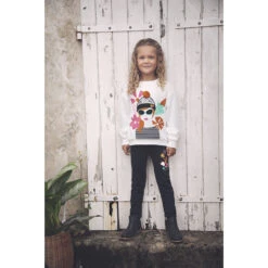 Sweat En Molleton Motif Personnage Pour Fille -Orchestra HFIP1G ECR 12 X