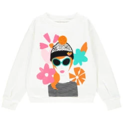 Sweat En Molleton Motif Personnage Pour Fille
