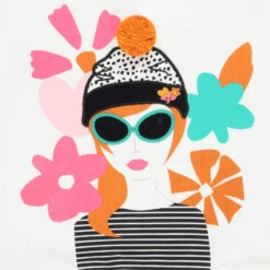 Sweat En Molleton Motif Personnage Pour Fille -Orchestra HFIP1G ECR 3 X