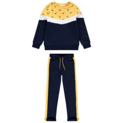 Jogging En Molleton Motif Fleurs Pour Enfant Fille
