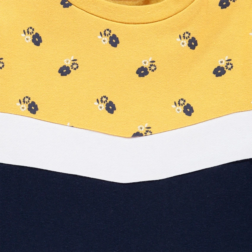 Jogging En Molleton Motif Fleurs Pour Enfant Fille 3 Jogging En Molleton Motif Fleurs Pour Enfant Fille â Image 3