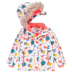 Blouson De Ski Pour Fille à Motif Graphique
