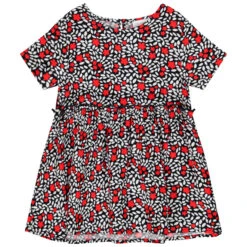 Tunique Manches Courtes Fleurie Pour Enfant Fille