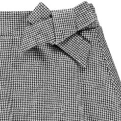 Jupe Patineuse Motif Pied De Poule Pour Enfant Fille -Orchestra HFIP35 NOI 3 X