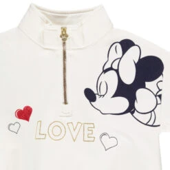 Sweat En Molleton Print Mickey Minnie Disney Pour Enfant Fille -Orchestra HFIP36 ECR 3 X
