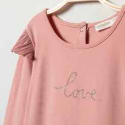 Robe Manches Longues Effet 2 En 1 Volantée Pour Enfant Fille -Orchestra HFIP3A ROM 3 X