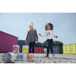 Jupe Noire En Velours Côtelé Pour Enfant Fille -Orchestra HFIP3T NOI 11 X