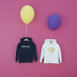 Sweat à Capuche En Sherpa à Coeur En Sequins Pour Enfant Fille -Orchestra HFIP49 ECR 10 X