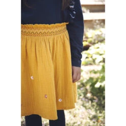 Jupe Jaune à Fleurs Pour Enfant Fille -Orchestra HFIP4D JAM 10 X